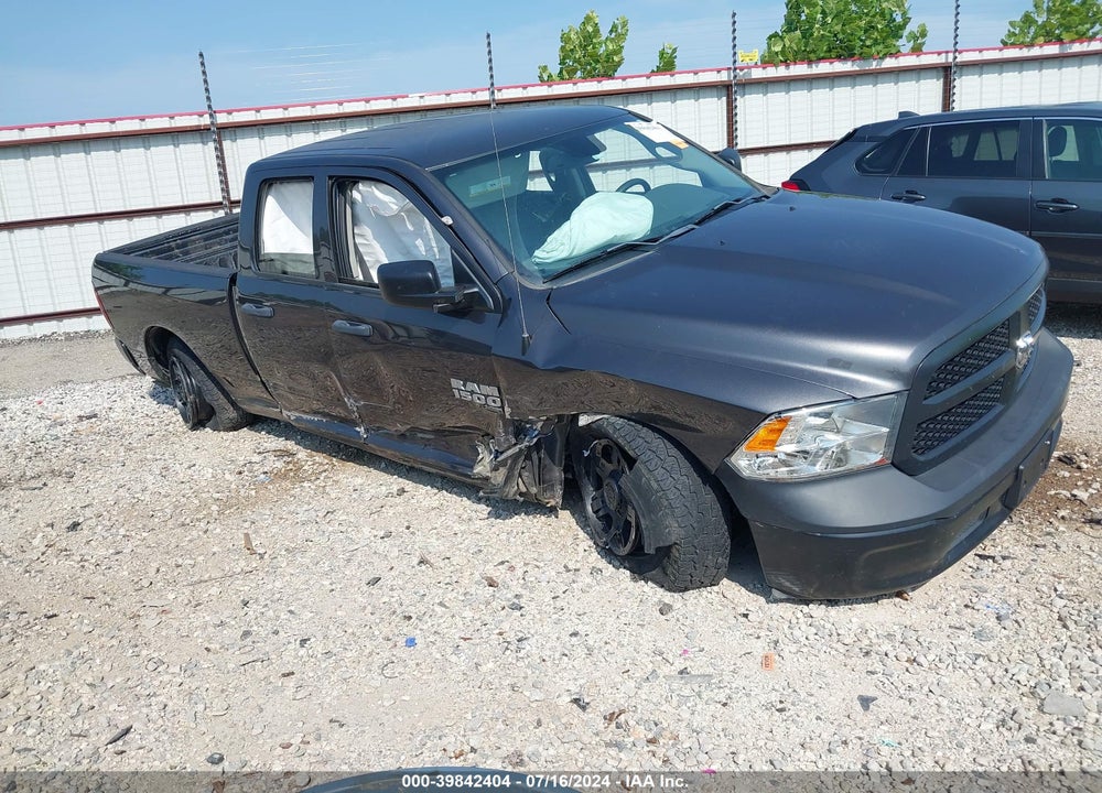 2019 RAM 1500 CLASSIC TRADESMAN QUAD CAB 4X4 6'4 BOX VIN: 1C6RR7FG6KS578614