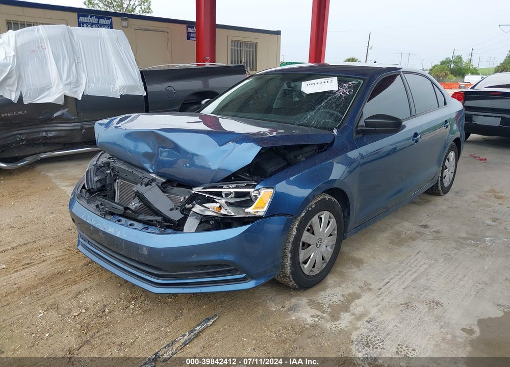 2015 VOLKSWAGEN JETTA 2.0L S VIN: 3VW2K7AJ5FM357468