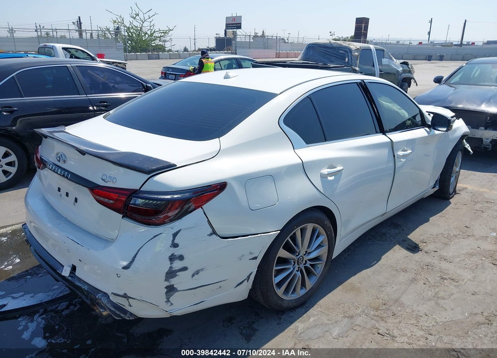 2022 INFINITI Q50 LUXE VIN: JN1EV7BP8NM310703