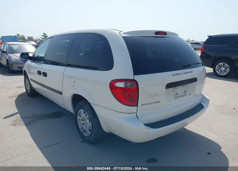 2006 DODGE GRAND CARAVAN SE VIN: 1D4GP24R86B577342