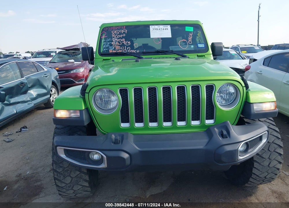2018 JEEP WRANGLER UNLIMITED SAHARA VIN: 1C4HJXEN3JW287748
