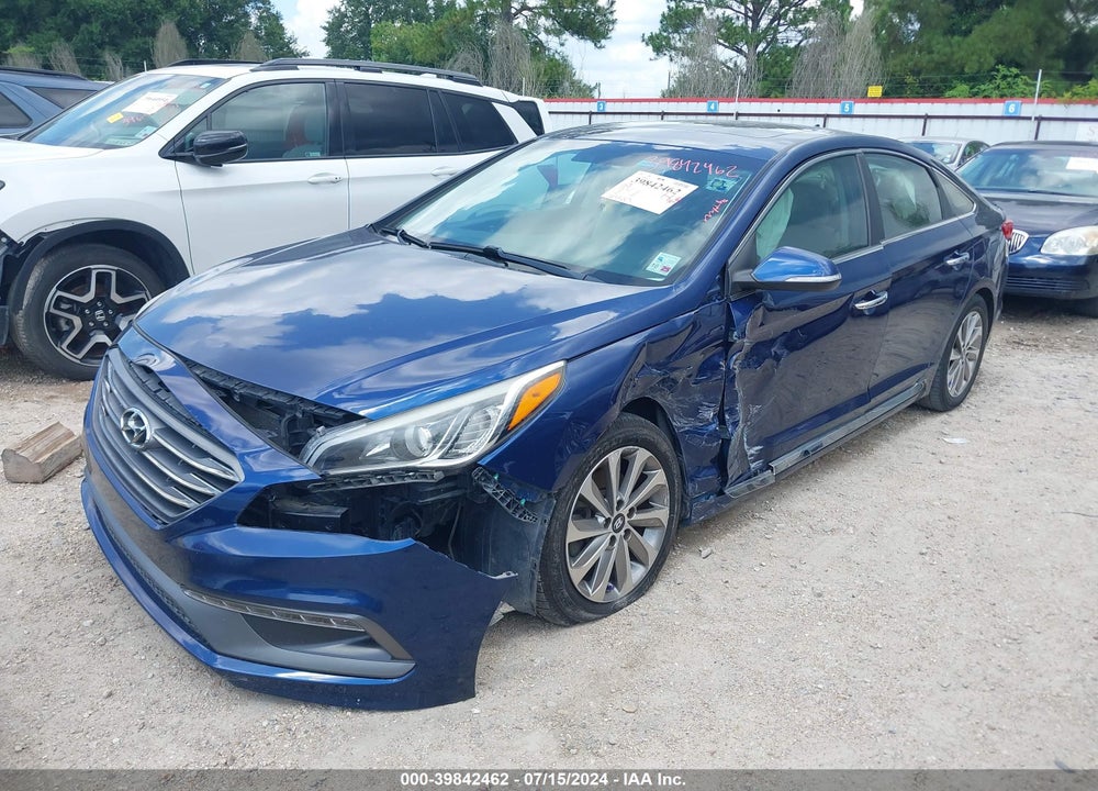 2017 HYUNDAI SONATA VIN: 5NPE34AF7HH582653