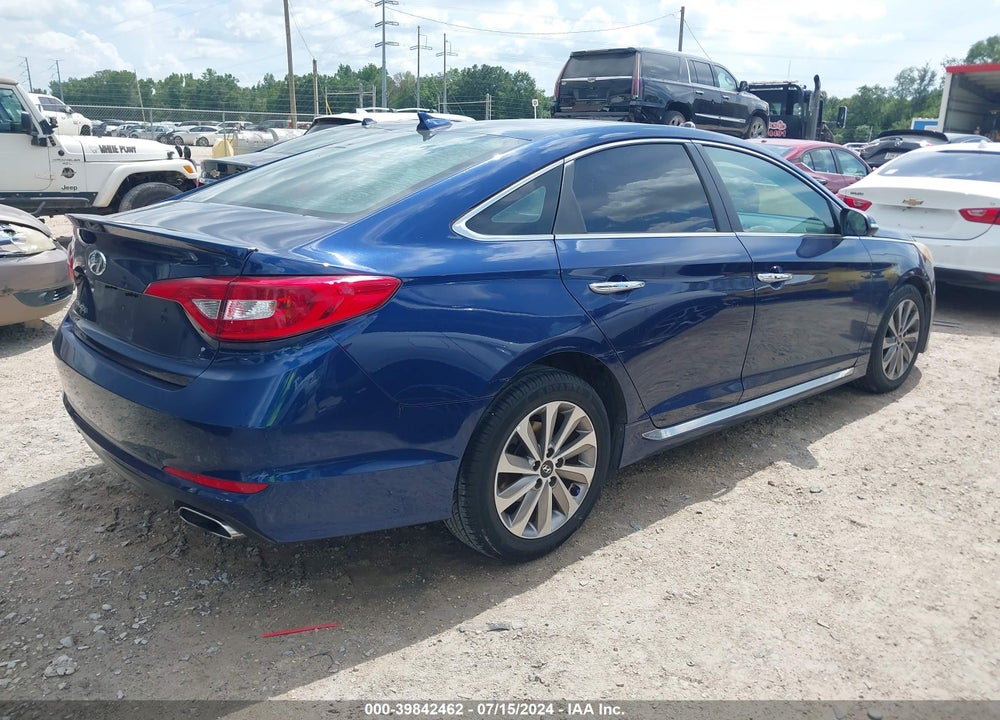 2017 HYUNDAI SONATA VIN: 5NPE34AF7HH582653