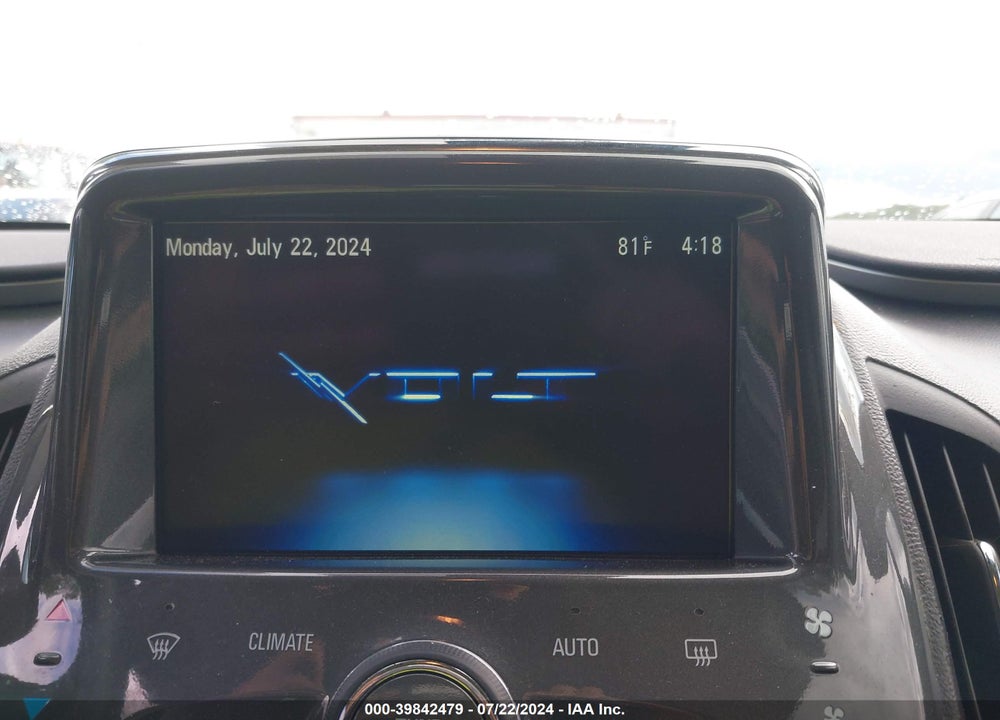 2012 CHEVROLET VOLT VIN: 1G1RD6E42CU109009
