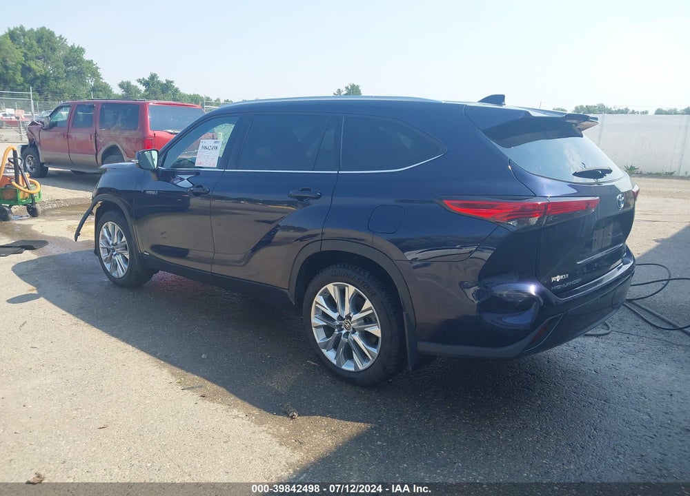 2021 TOYOTA HIGHLANDER HYBRID LIMITED VIN: 5TDXBRCH9MS019454
