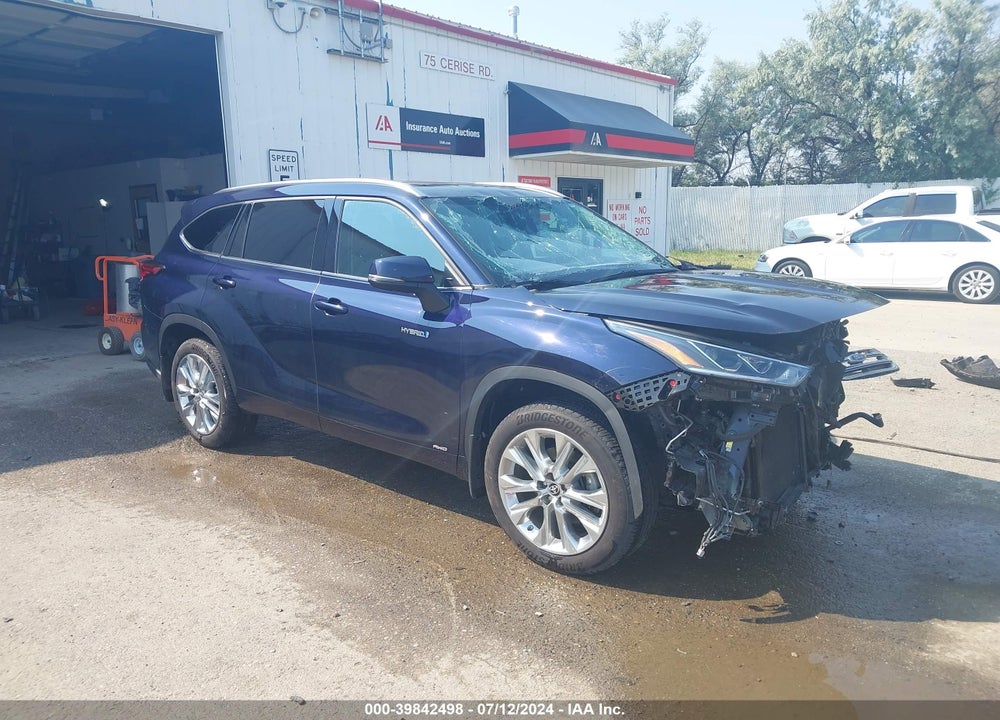 2021 TOYOTA HIGHLANDER HYBRID LIMITED VIN: 5TDXBRCH9MS019454
