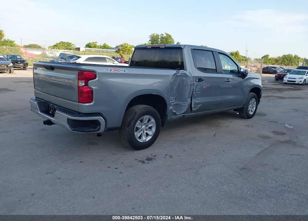 2023 CHEVROLET SILVERADO 1500 4WD STANDARD BED LT VIN: 1GCUDDED4PZ322476