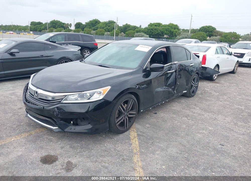 2017 HONDA ACCORD SPORT VIN: 1HGCR2F55HA271757
