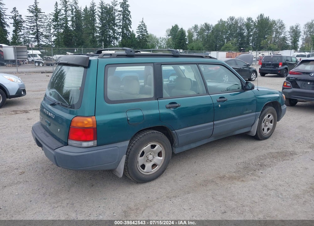 2000 SUBARU FORESTER L VIN: JF1SF6352YH706133