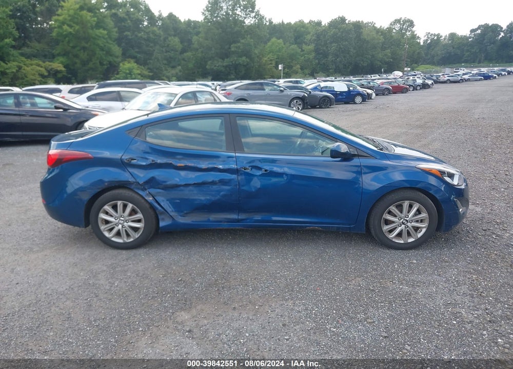 2015 HYUNDAI ELANTRA SE VIN: KMHDH4AE7FU223354