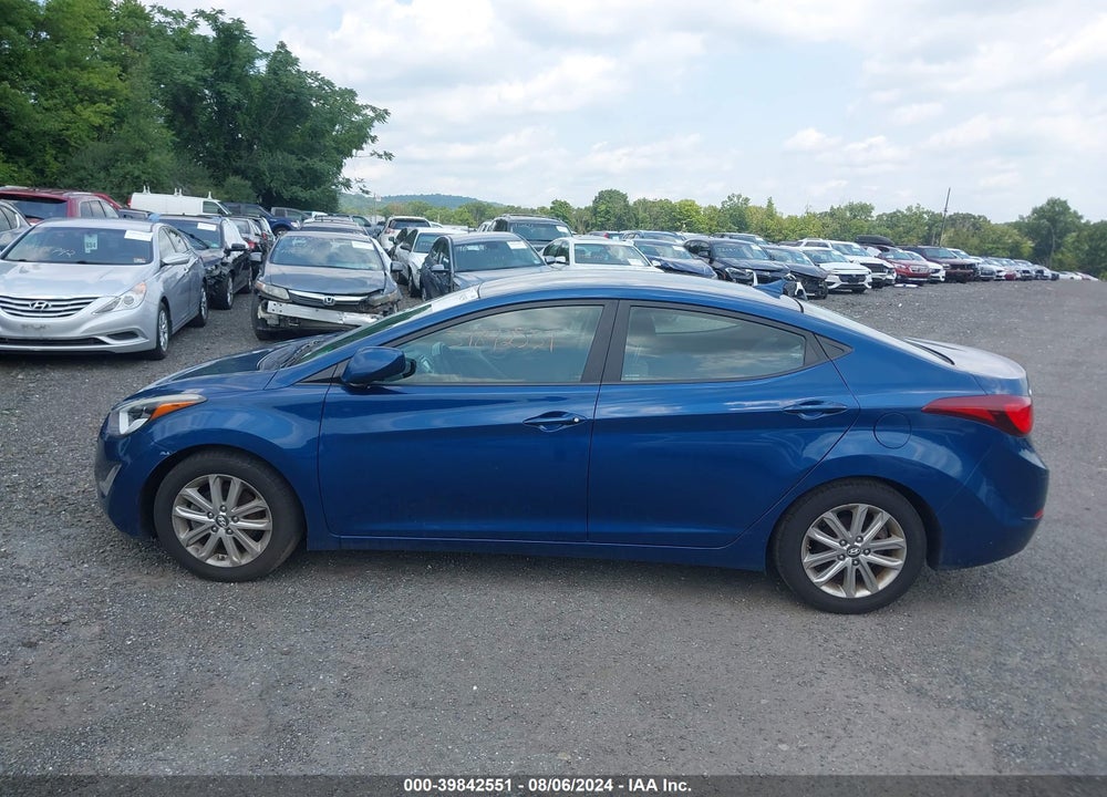 2015 HYUNDAI ELANTRA SE VIN: KMHDH4AE7FU223354
