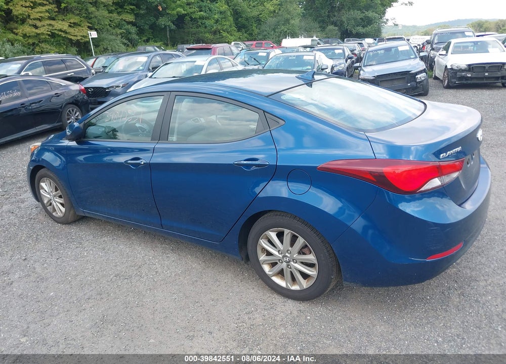 2015 HYUNDAI ELANTRA SE VIN: KMHDH4AE7FU223354