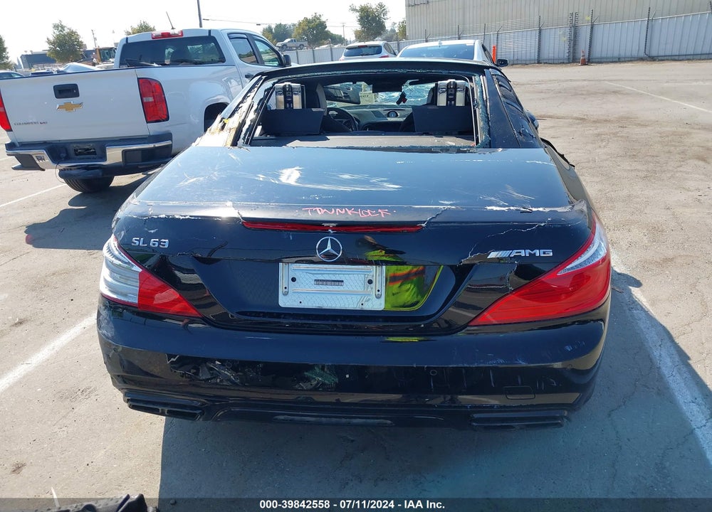 2016 MERCEDES-BENZ AMG SL 63 VIN: WDDJK7EA7GF039531