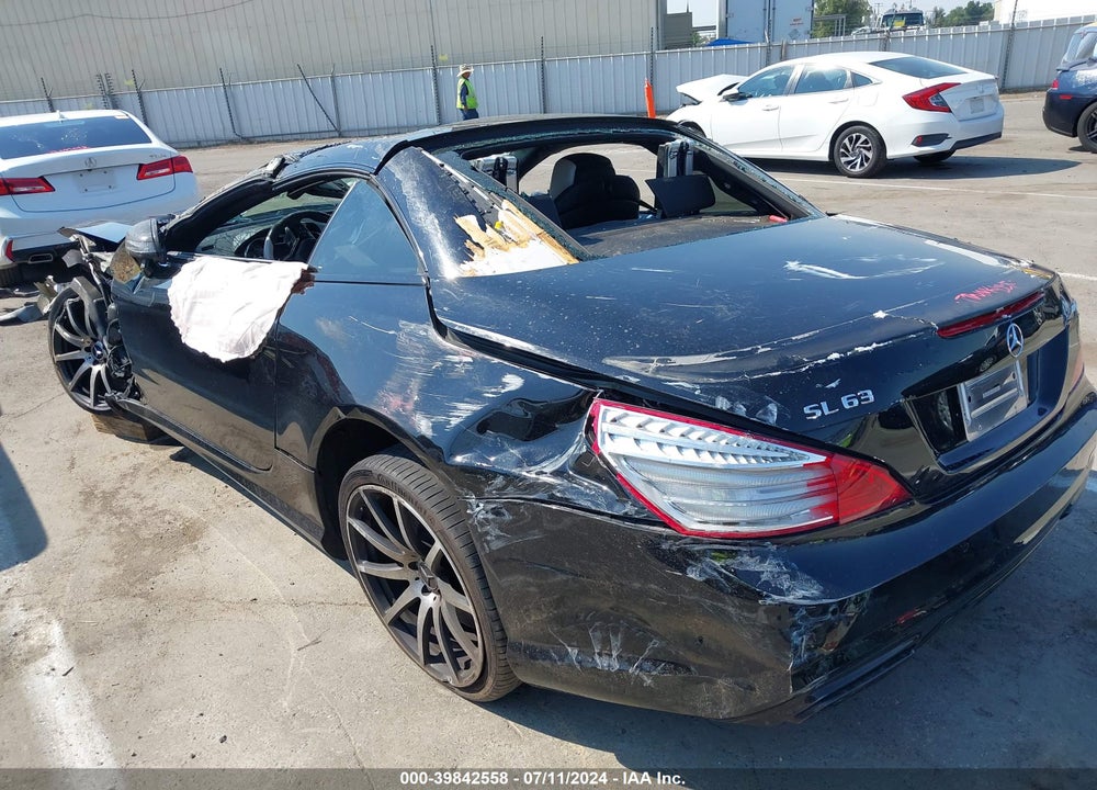 2016 MERCEDES-BENZ AMG SL 63 VIN: WDDJK7EA7GF039531