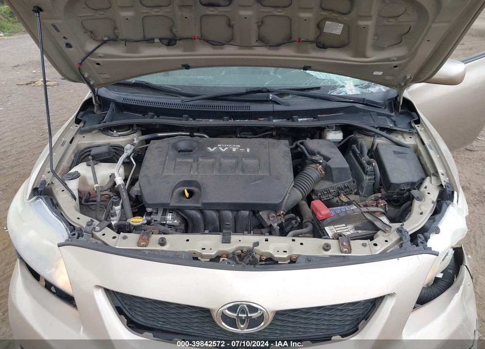 2009 TOYOTA COROLLA LE VIN: 2T1BU40E79C042409