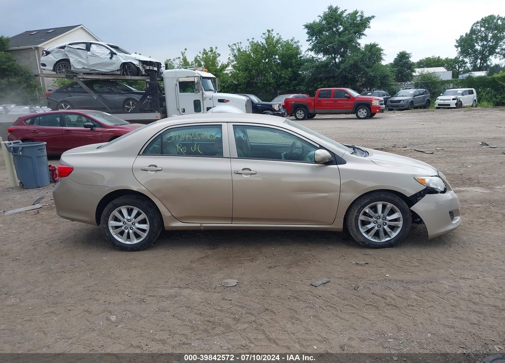 2009 TOYOTA COROLLA LE VIN: 2T1BU40E79C042409