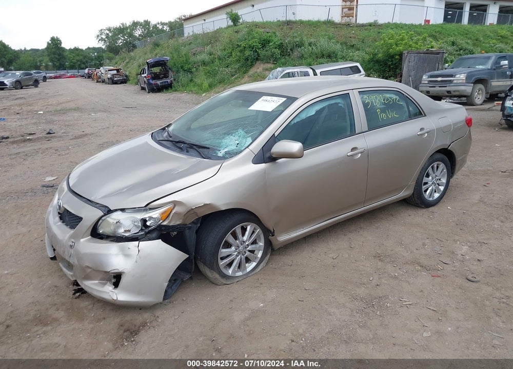 2009 TOYOTA COROLLA LE VIN: 2T1BU40E79C042409