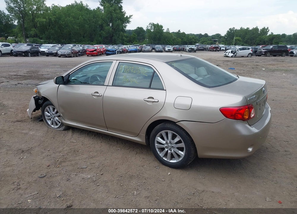 2009 TOYOTA COROLLA LE VIN: 2T1BU40E79C042409