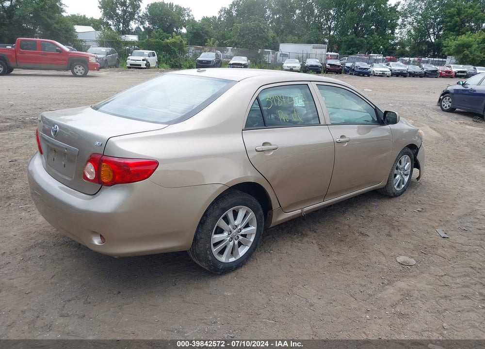 2009 TOYOTA COROLLA LE VIN: 2T1BU40E79C042409