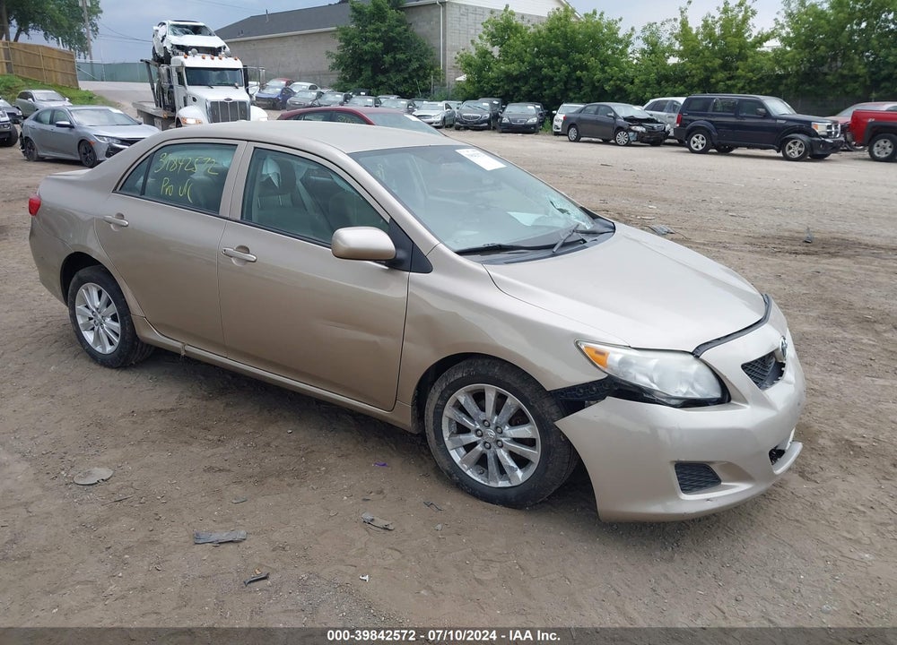 2009 TOYOTA COROLLA LE VIN: 2T1BU40E79C042409