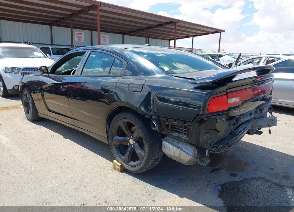 2012 DODGE CHARGER SXT VIN: 2C3CDXHG4CH148958