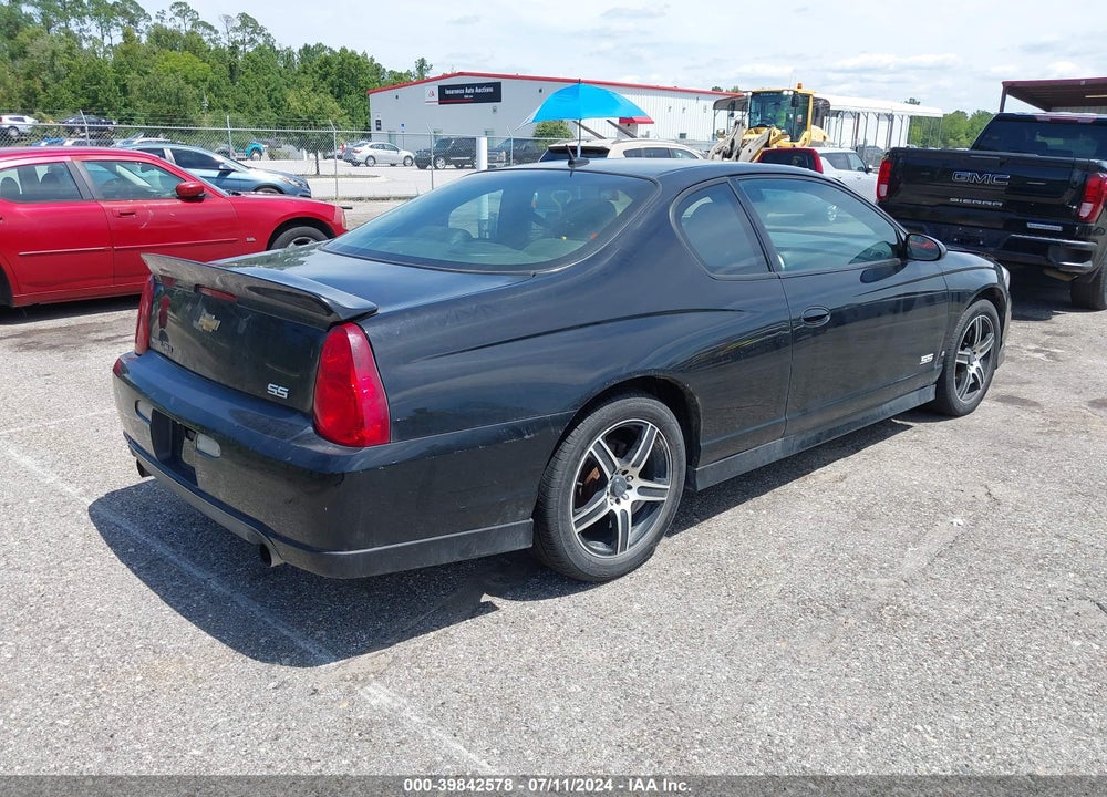 2006 CHEVROLET MONTE CARLO SS VIN: 2G1WL16C669293919