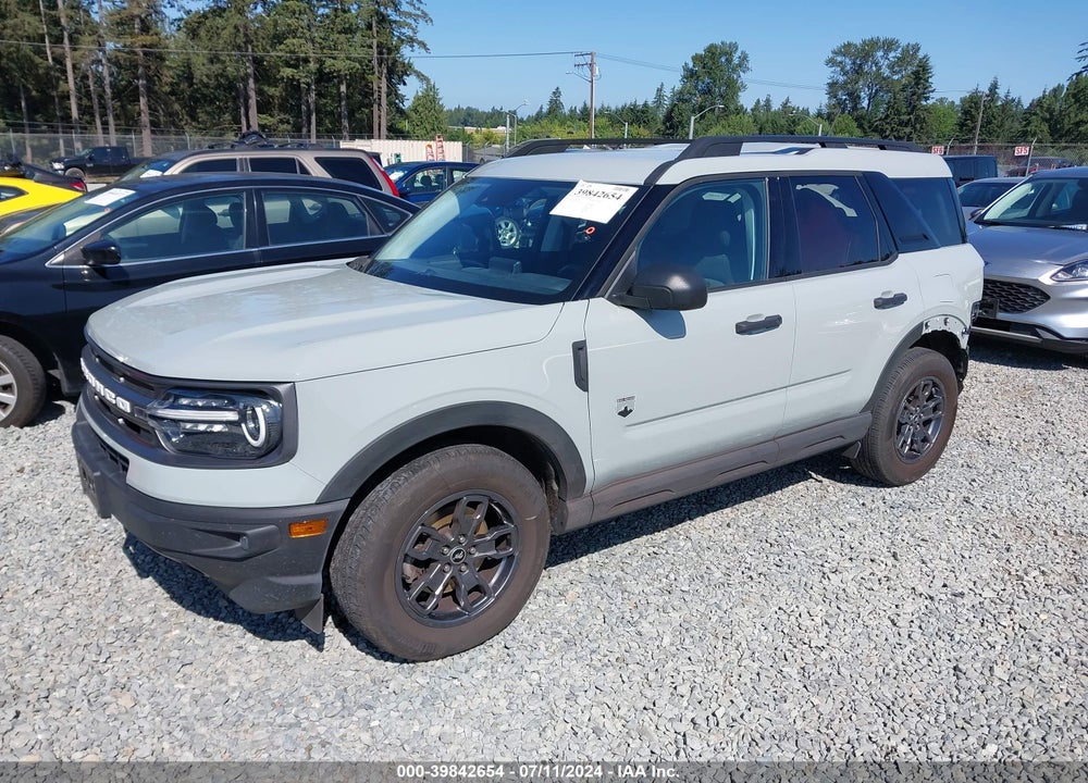 2022 FORD BRONCO SPORT BIG BEND VIN: 3FMCR9B62NRD24367