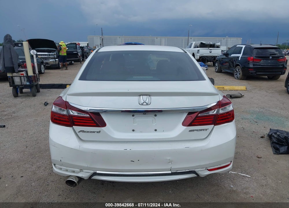 2016 HONDA ACCORD SPORT VIN: 1HGCR2F60GA013184
