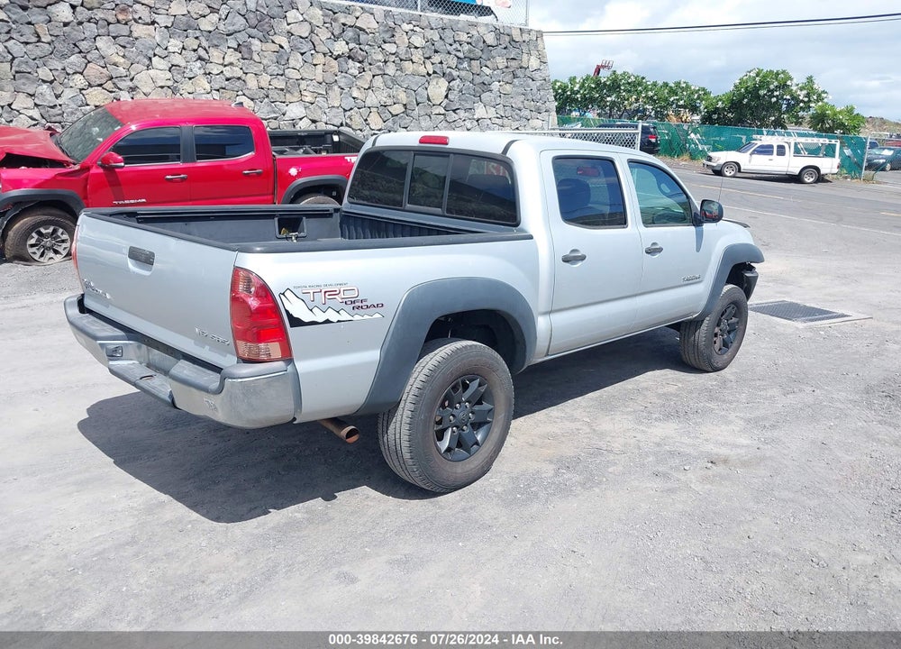 2008 TOYOTA TACOMA BASE V6 VIN: 5TELU42N48Z472392