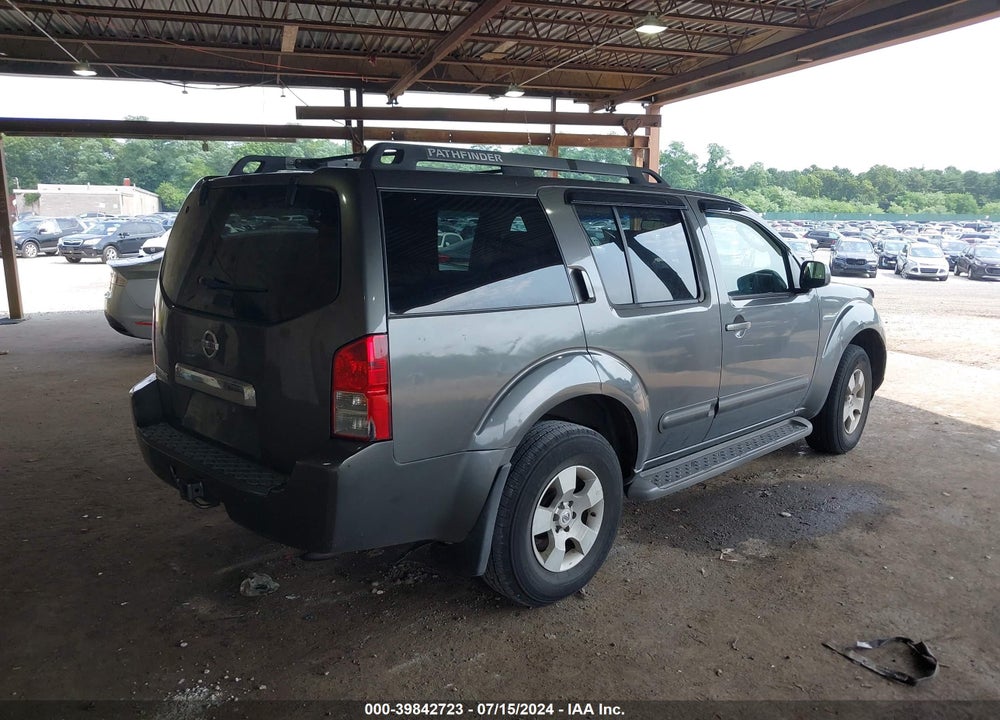 2006 NISSAN PATHFINDER SE VIN: 5N1AR18W66C602607