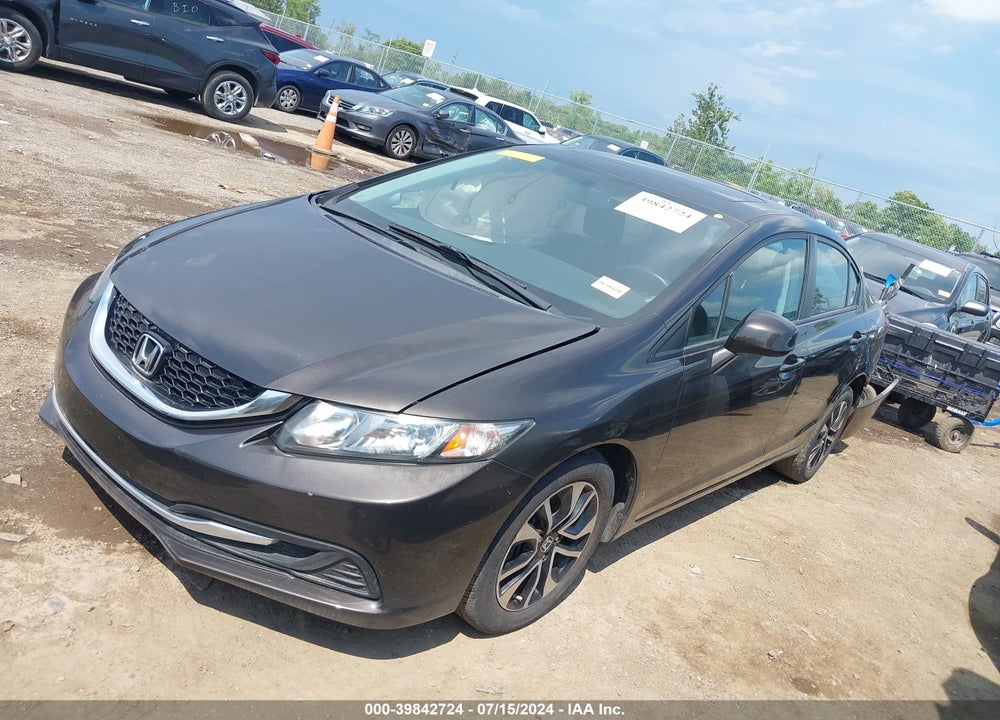 2013 HONDA CIVIC EX VIN: 19XFB2F85DE043906