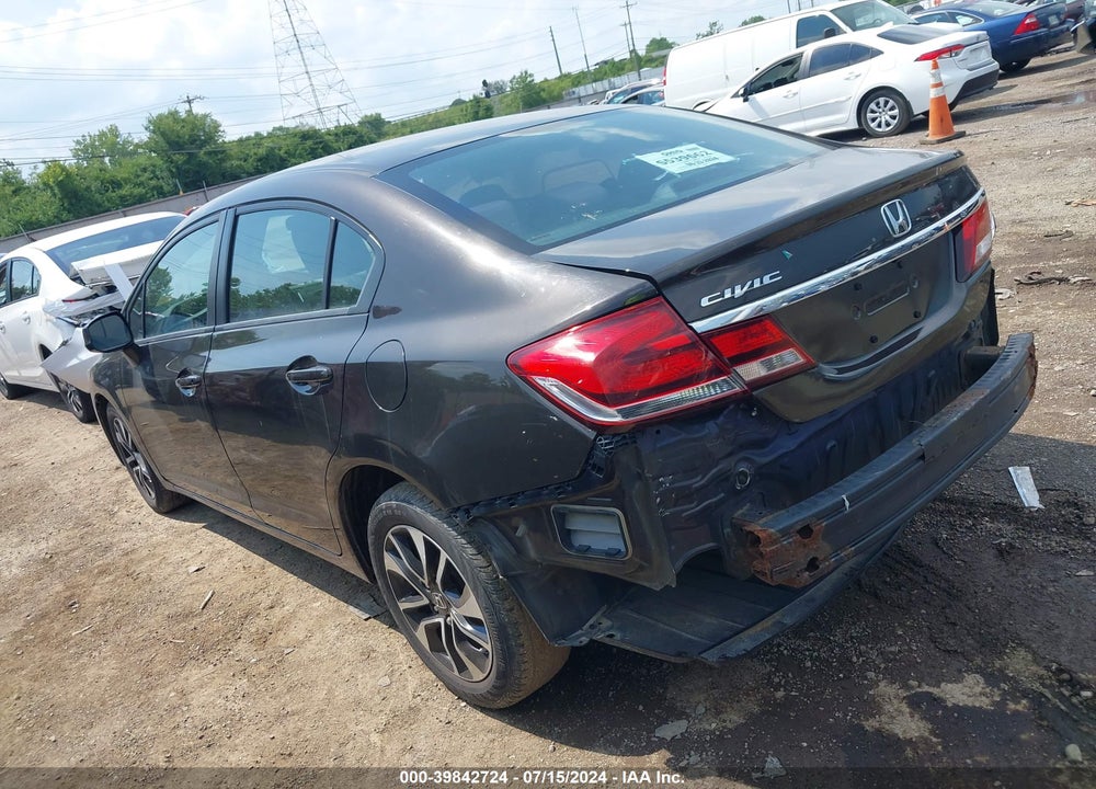 2013 HONDA CIVIC EX VIN: 19XFB2F85DE043906