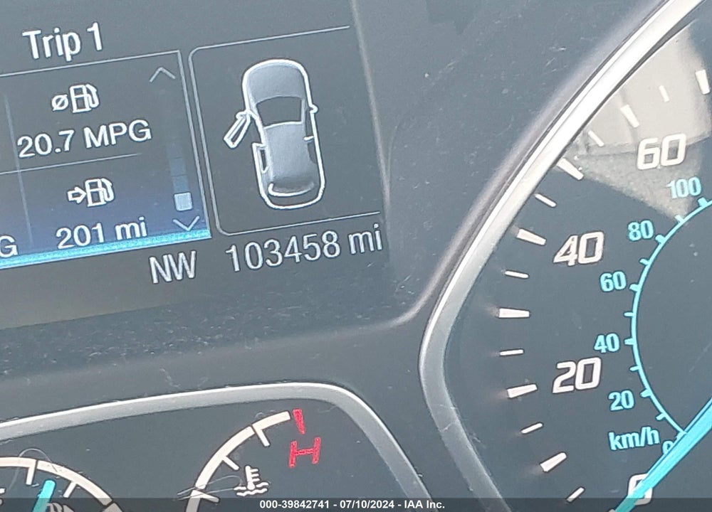 2016 FORD ESCAPE SE VIN: 1FMCU9GX6GUC33159