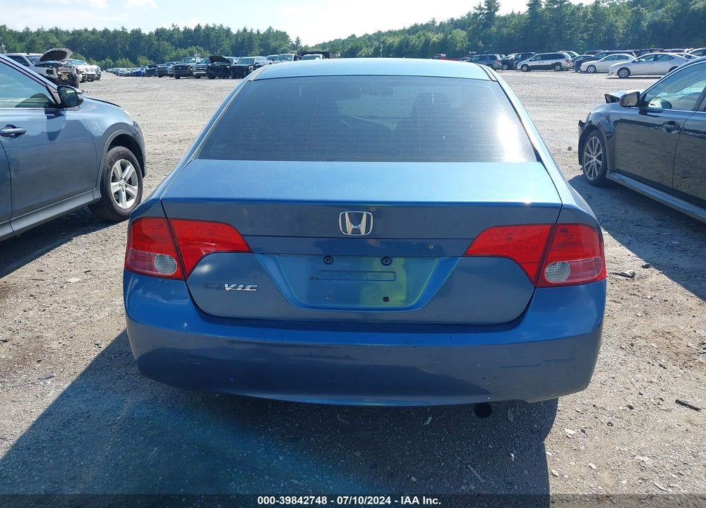 2006 HONDA CIVIC LX VIN: 2HGFA16556H517171