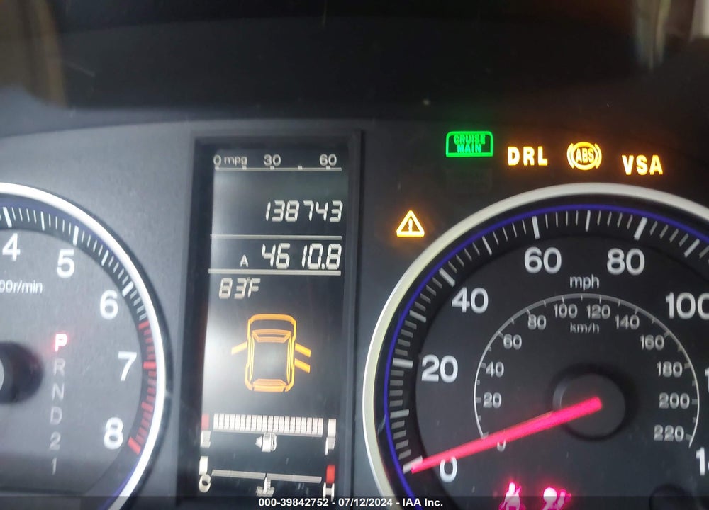 2008 HONDA CR-V VIN: 5J6RE48558L009720