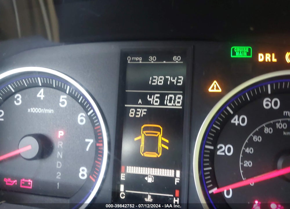 2008 HONDA CR-V VIN: 5J6RE48558L009720