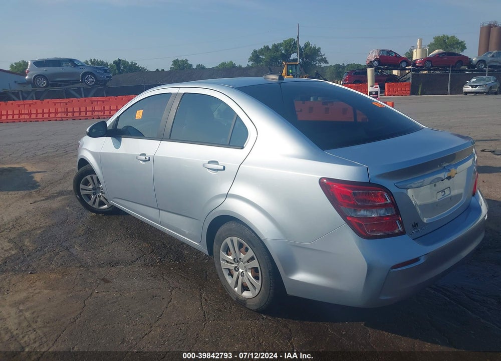 2017 CHEVROLET SONIC LS AUTO VIN: 1G1JB5SH5H4142758