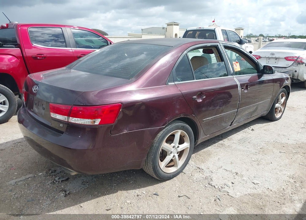 2006 HYUNDAI SONATA GLS V6/LX V6 VIN: 5NPEU46F26H112159