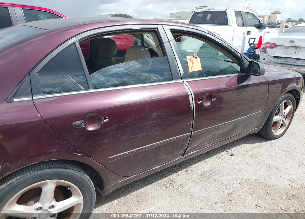 2006 HYUNDAI SONATA GLS V6/LX V6 VIN: 5NPEU46F26H112159