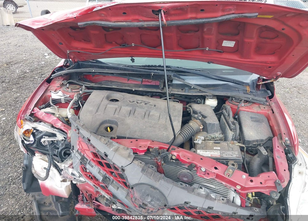 2011 TOYOTA COROLLA LE VIN: 2T1BU4EE0BC710713