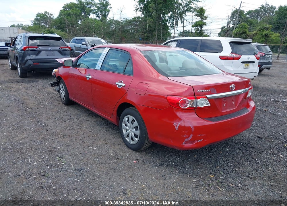 2011 TOYOTA COROLLA LE VIN: 2T1BU4EE0BC710713