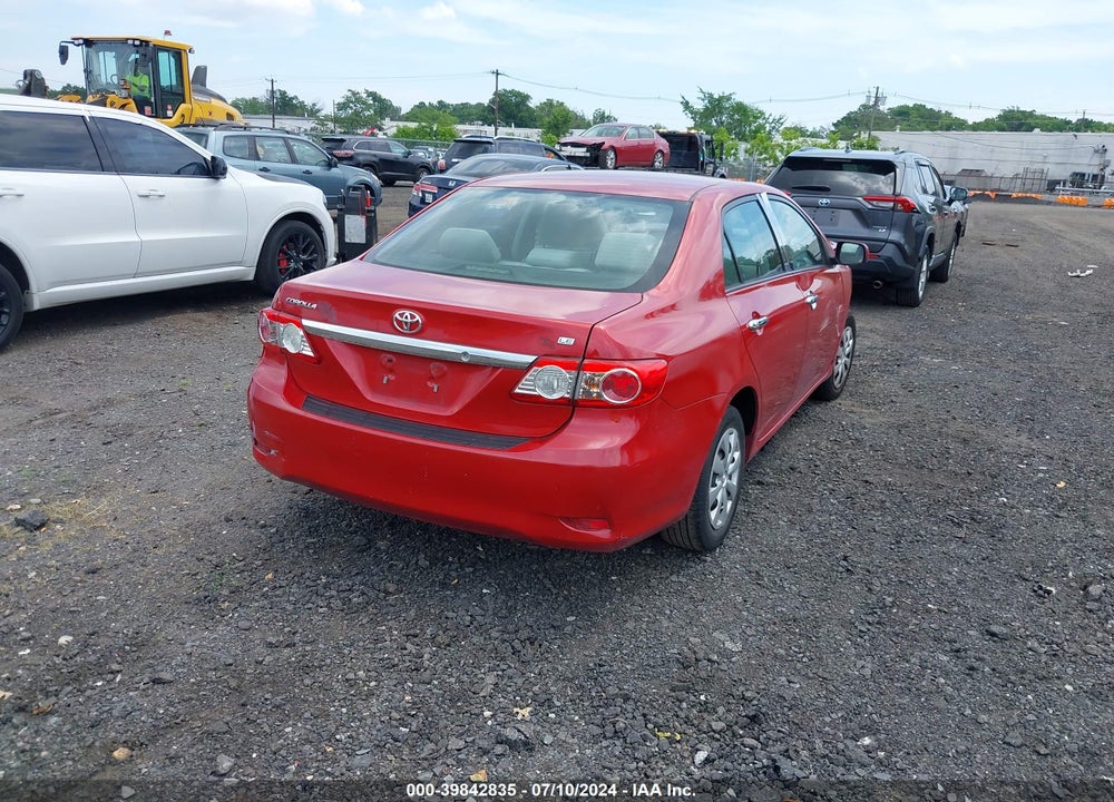 2011 TOYOTA COROLLA LE VIN: 2T1BU4EE0BC710713