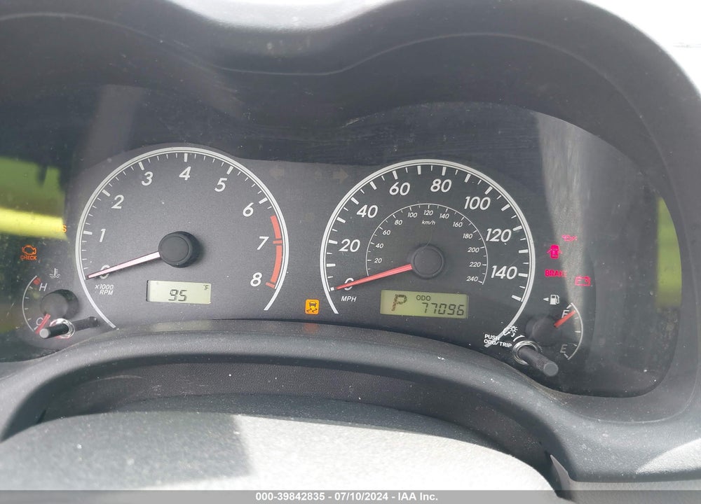2011 TOYOTA COROLLA LE VIN: 2T1BU4EE0BC710713