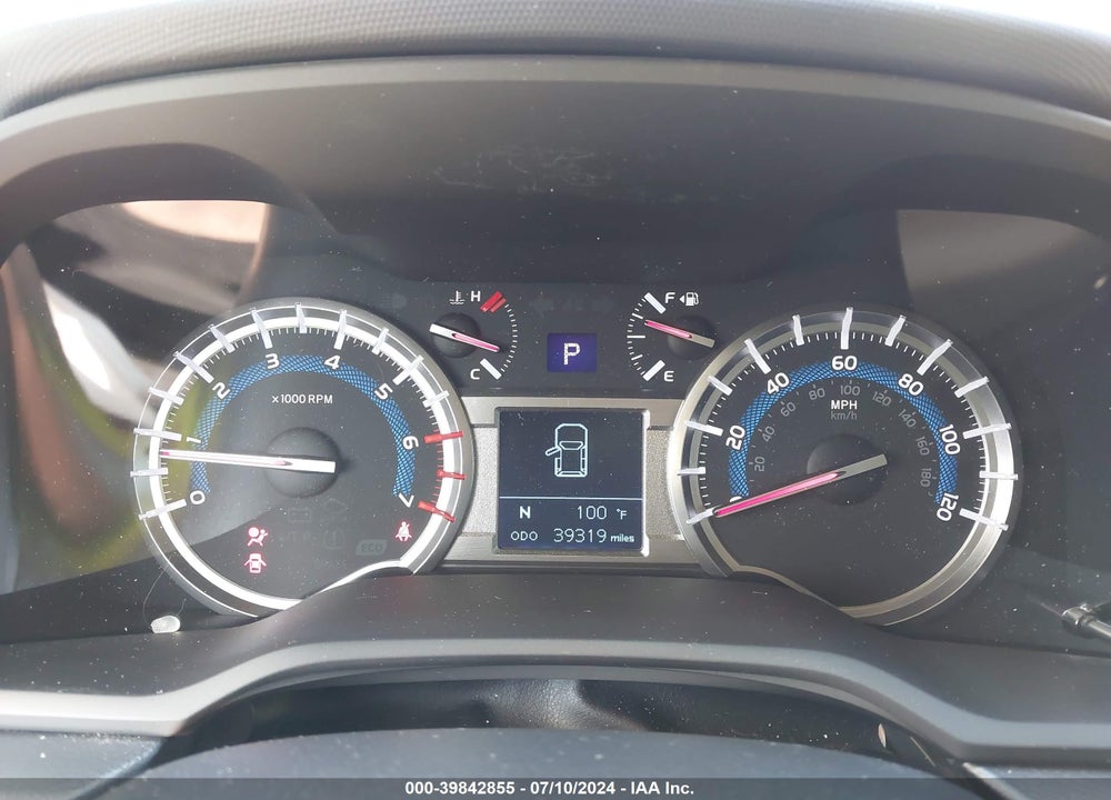 2019 TOYOTA 4RUNNER SR5 PREMIUM VIN: JTEBU5JR9K5719952