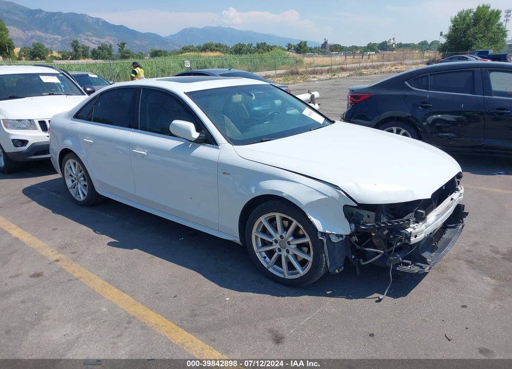 2014 AUDI A4 2.0T PREMIUM VIN: WAUFFAFL6EN017215