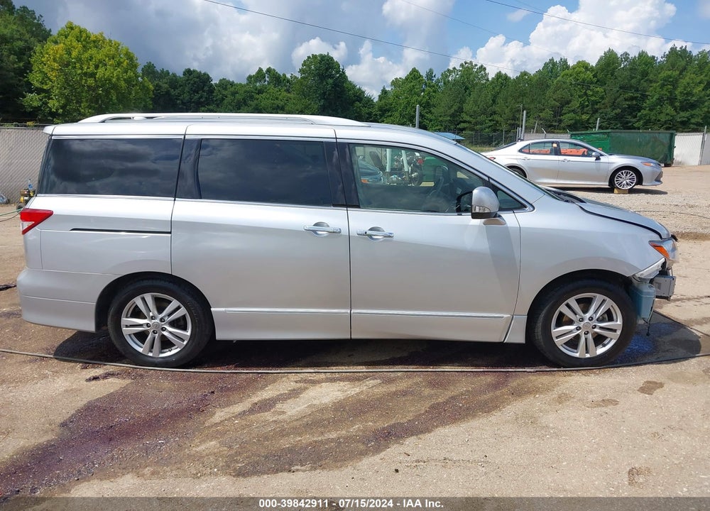 2014 NISSAN QUEST SL VIN: JN8AE2KP8E9101600
