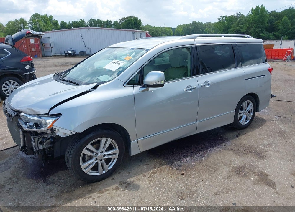 2014 NISSAN QUEST SL VIN: JN8AE2KP8E9101600