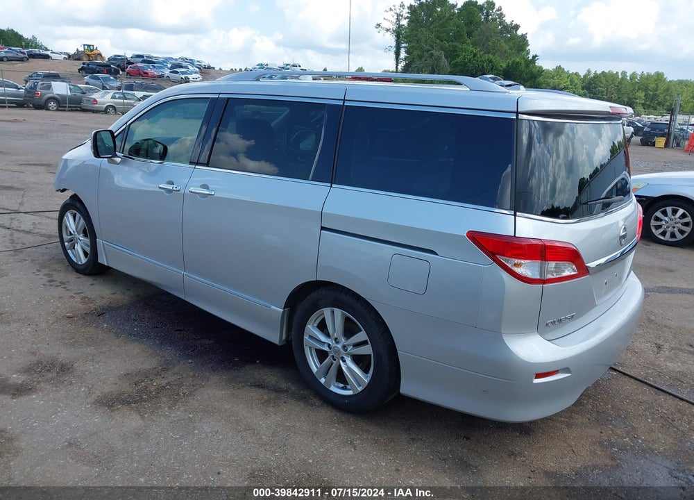 2014 NISSAN QUEST SL VIN: JN8AE2KP8E9101600