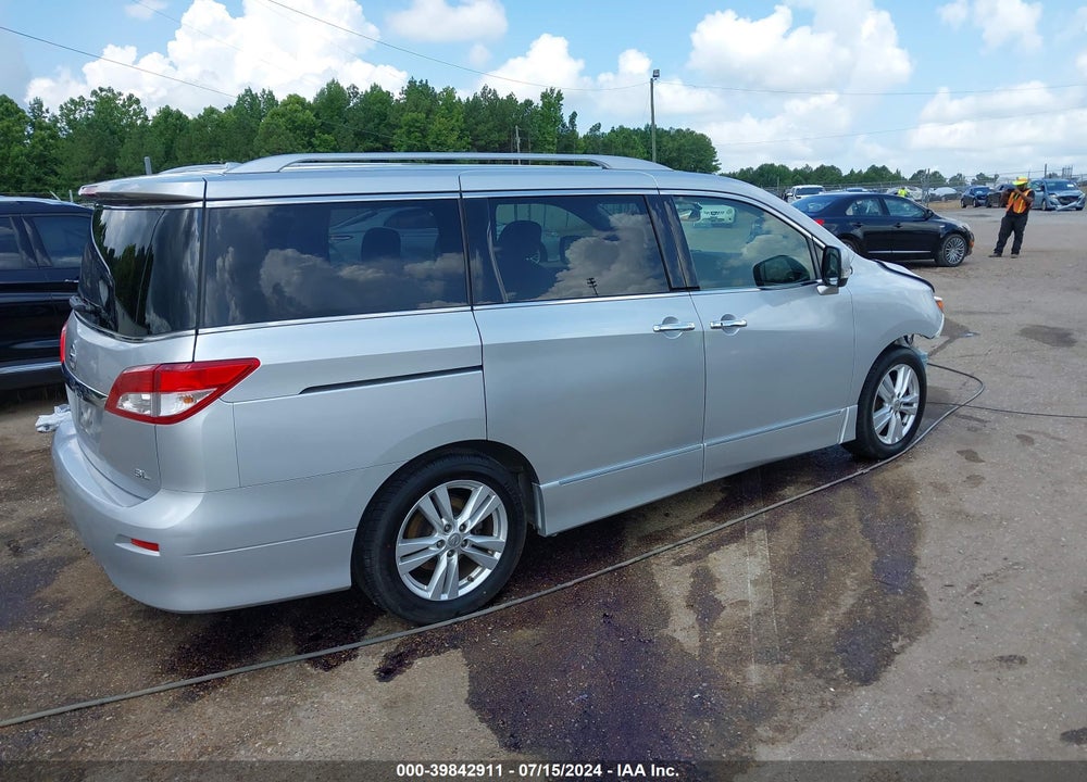 2014 NISSAN QUEST SL VIN: JN8AE2KP8E9101600