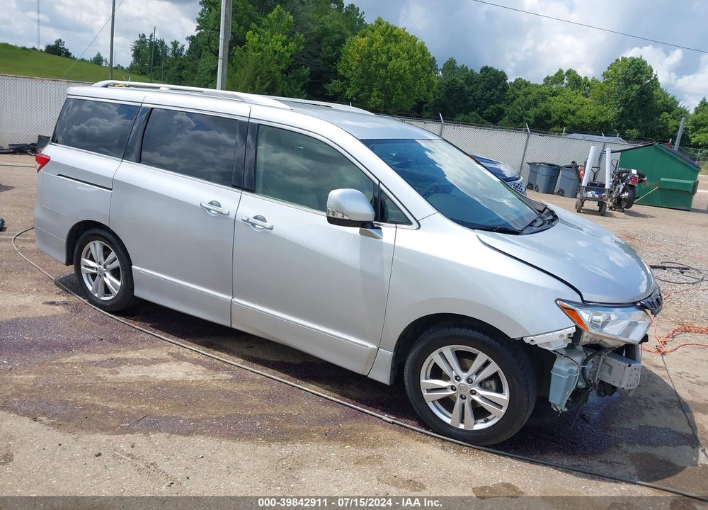 2014 NISSAN QUEST SL VIN: JN8AE2KP8E9101600